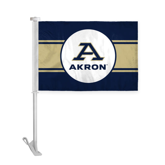 University of Akron Premium Car Flag 10.5 x 15 inch