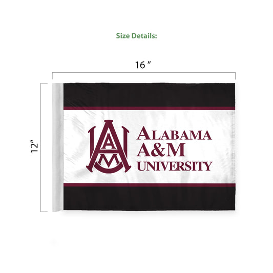 Alabama A&M University Economy Car Flag 12 x 16 inch