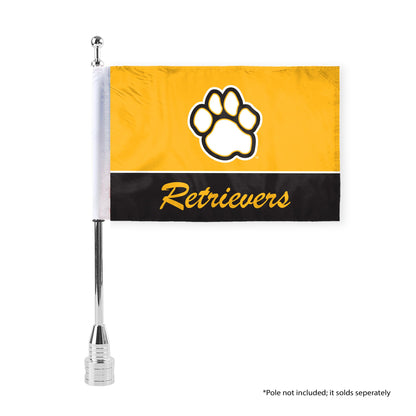 University of Maryland Baltimore County Motorcycle Flag 6 x 9 inch