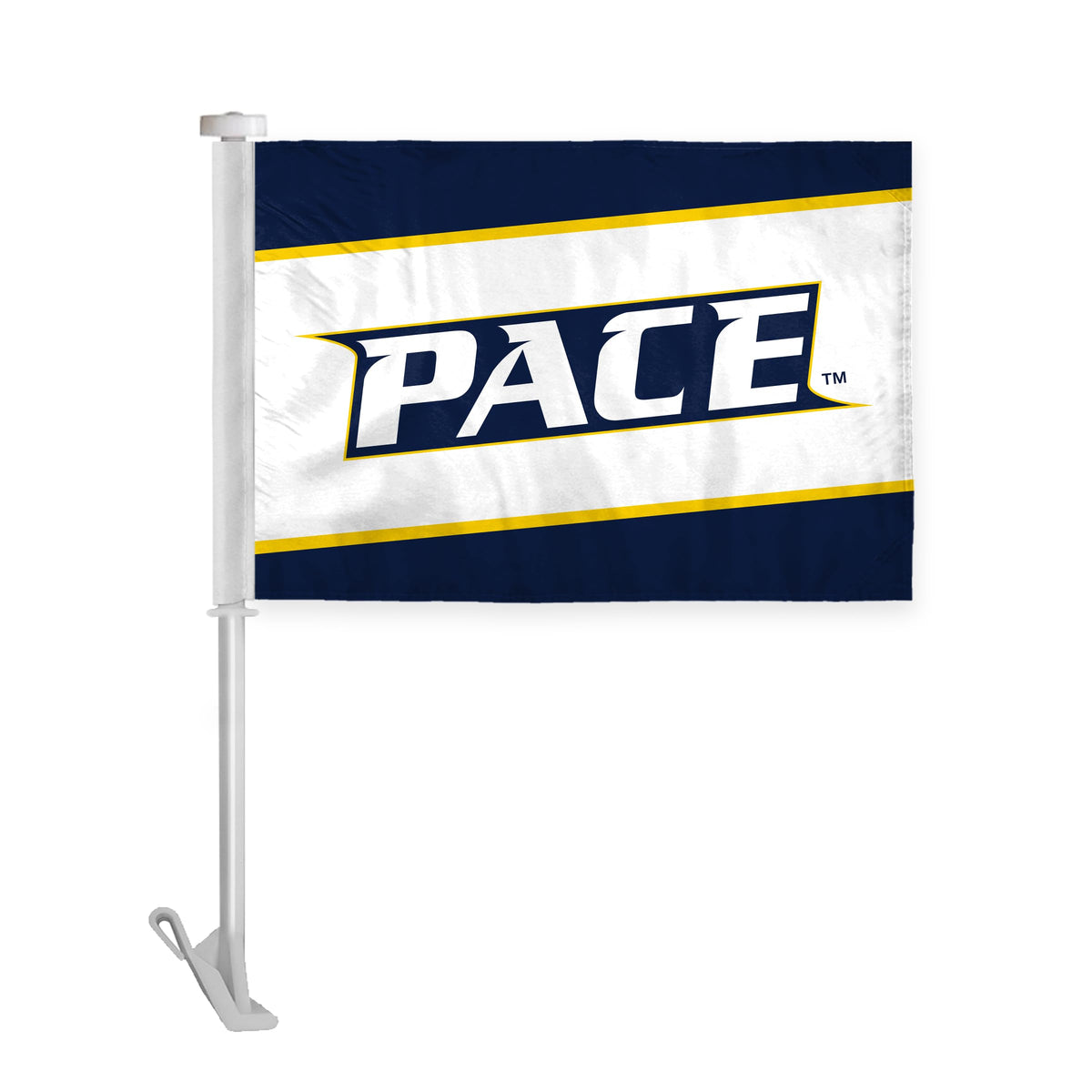 Pace University Premium Car Flag 10.5 x 15 inch