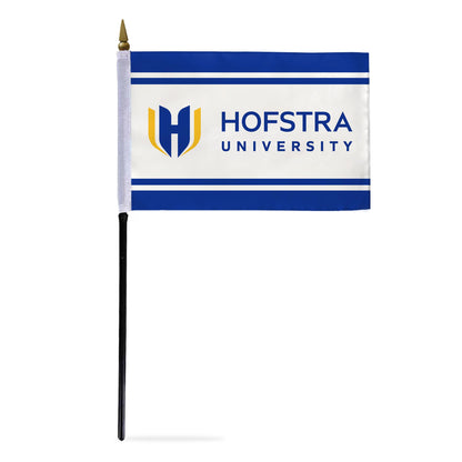 Hofstra University Stick Flag 4 x 6 inch