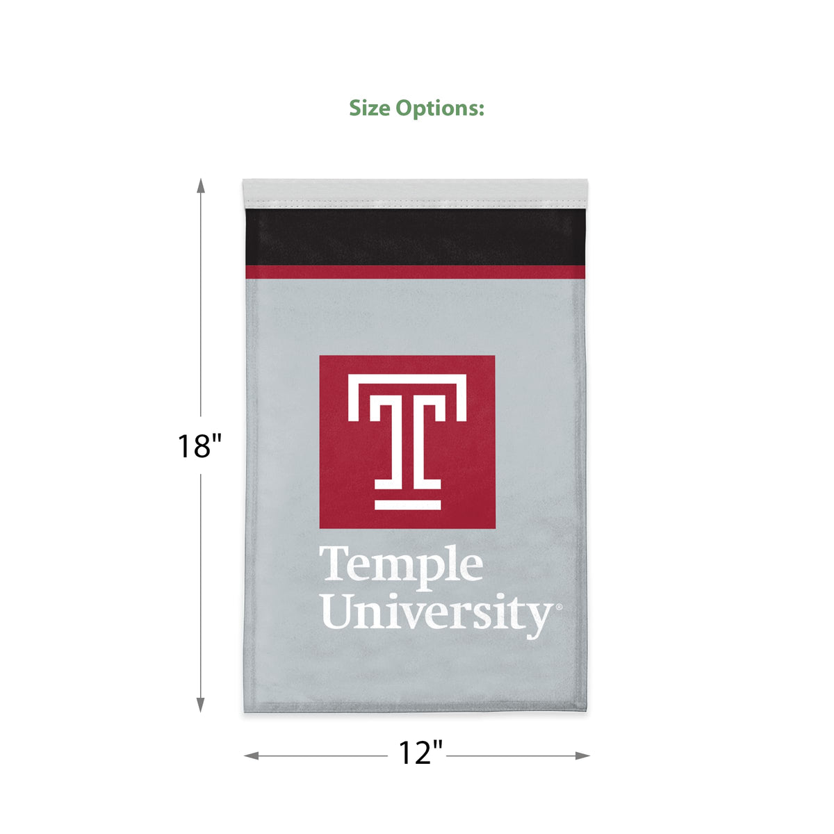 AGAS Temple University - Garden Flags 12 x 18 inches