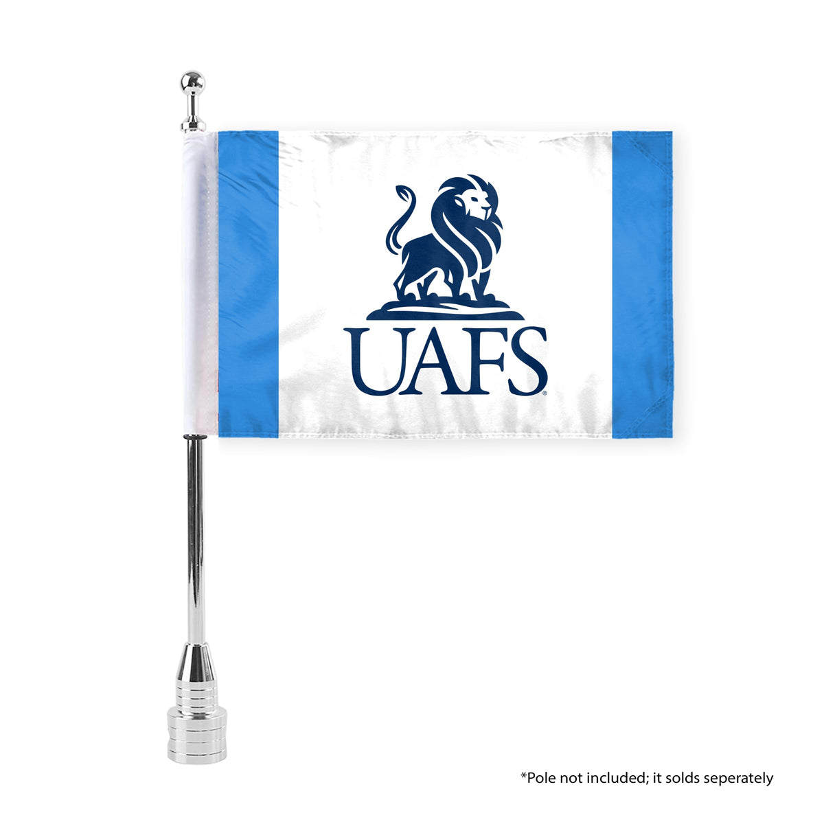 University of Arkansas Fort Smith Motorcycle Flag 6 x 9 inch
