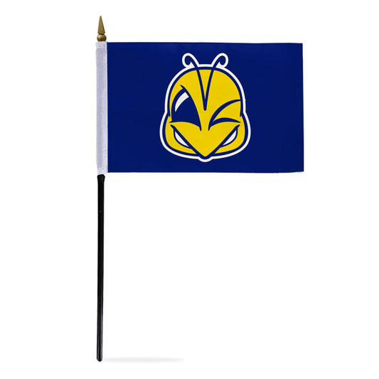 University of Rochester Stick Flag 4 x 6 inch