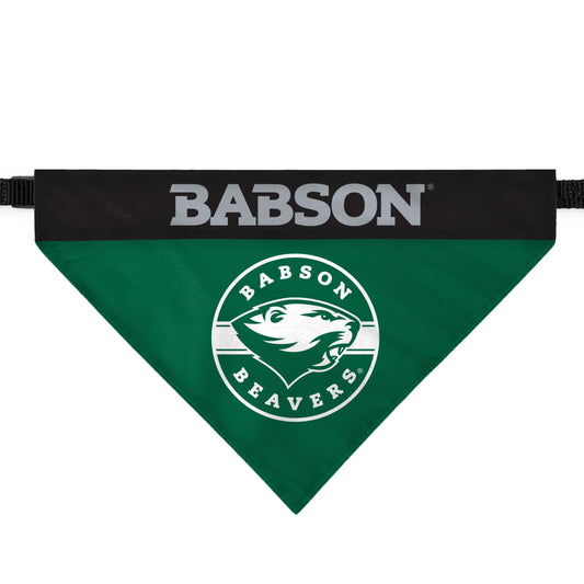 Babson College Pet Bandana 14.75 x 9.5 inch