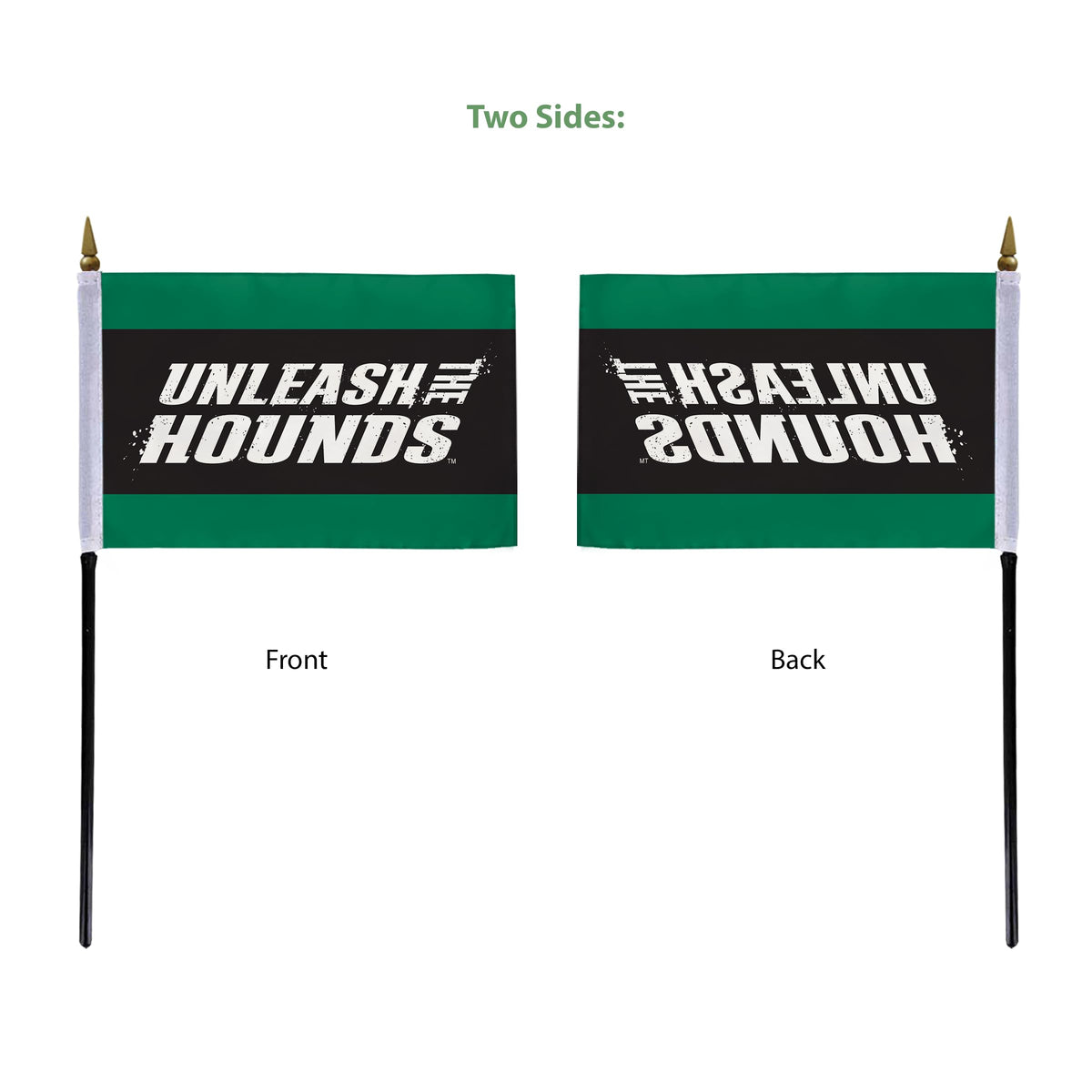 Loyola Maryland University Stick Flag 4 x 6 inch