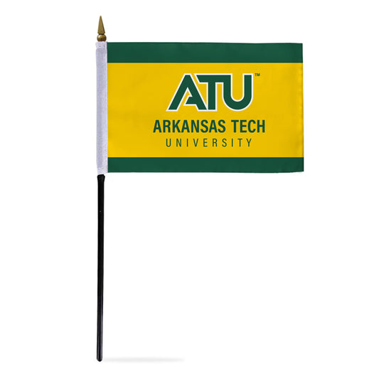 Arkansas Tech University Stick Flag 4 x 6 inch