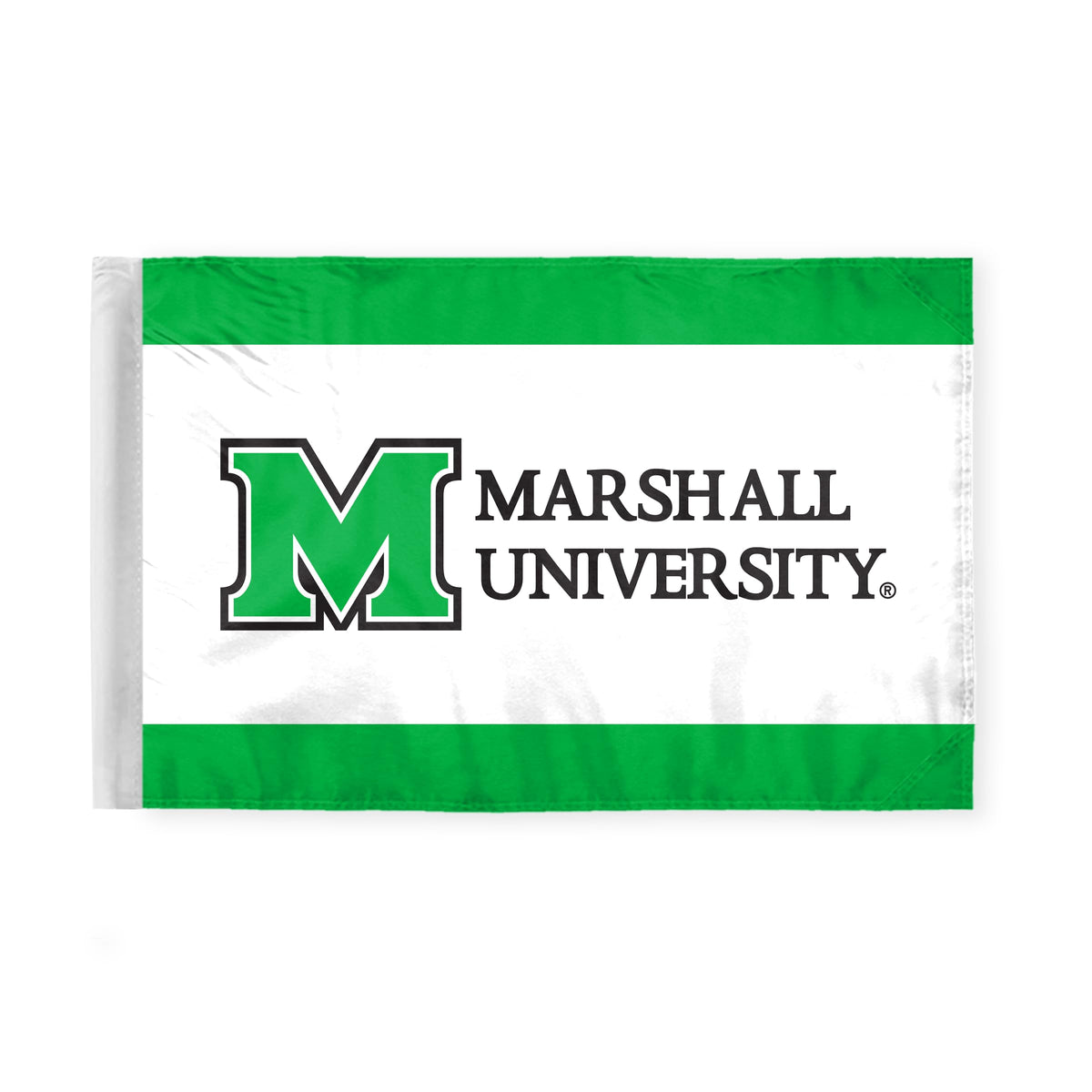 Marshall University Motorcycle Flag 6 x 9 inch