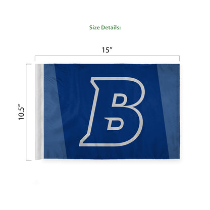 Brandeis University Premium Car Flag 10.5 x 15 inch