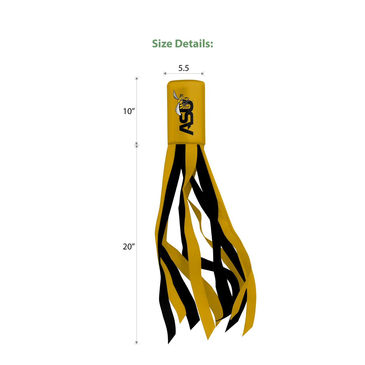 Alabama State University Windsock 30 x 5.5 inch