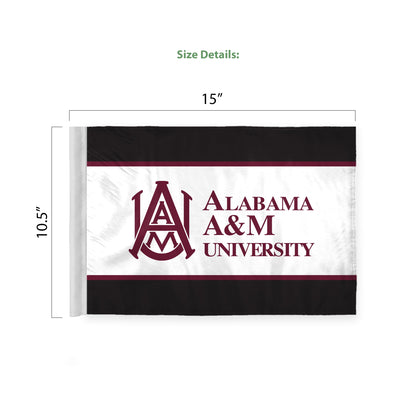 Alabama A&M University Premium Car Flag 10.5 x 15 inch
