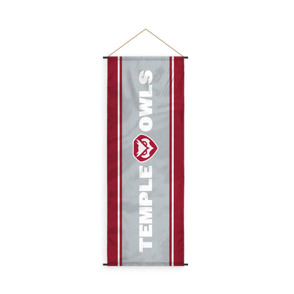 AGAS Temple University 17.5x48in Scroll Sign