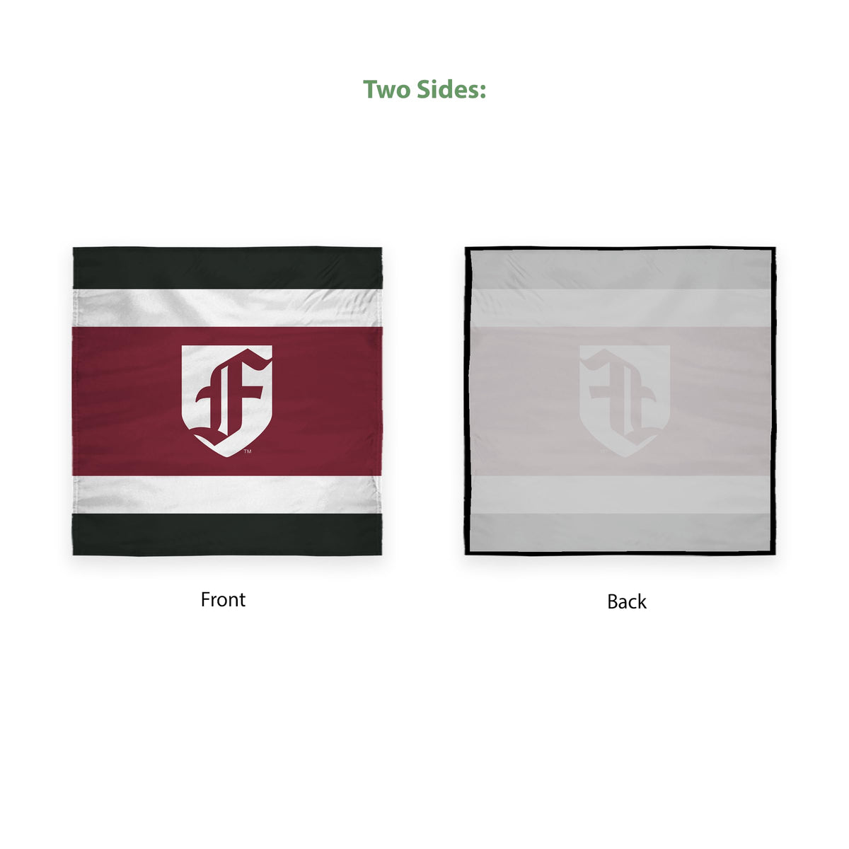 AGAS Fordham University Table Cover 48 x 48 inch – Single Sided Printed Wrap Knitted Polyester Fordham Rams Tablecloth with F Logo – Official NCAA Product – Fordham University Square Table Cover
