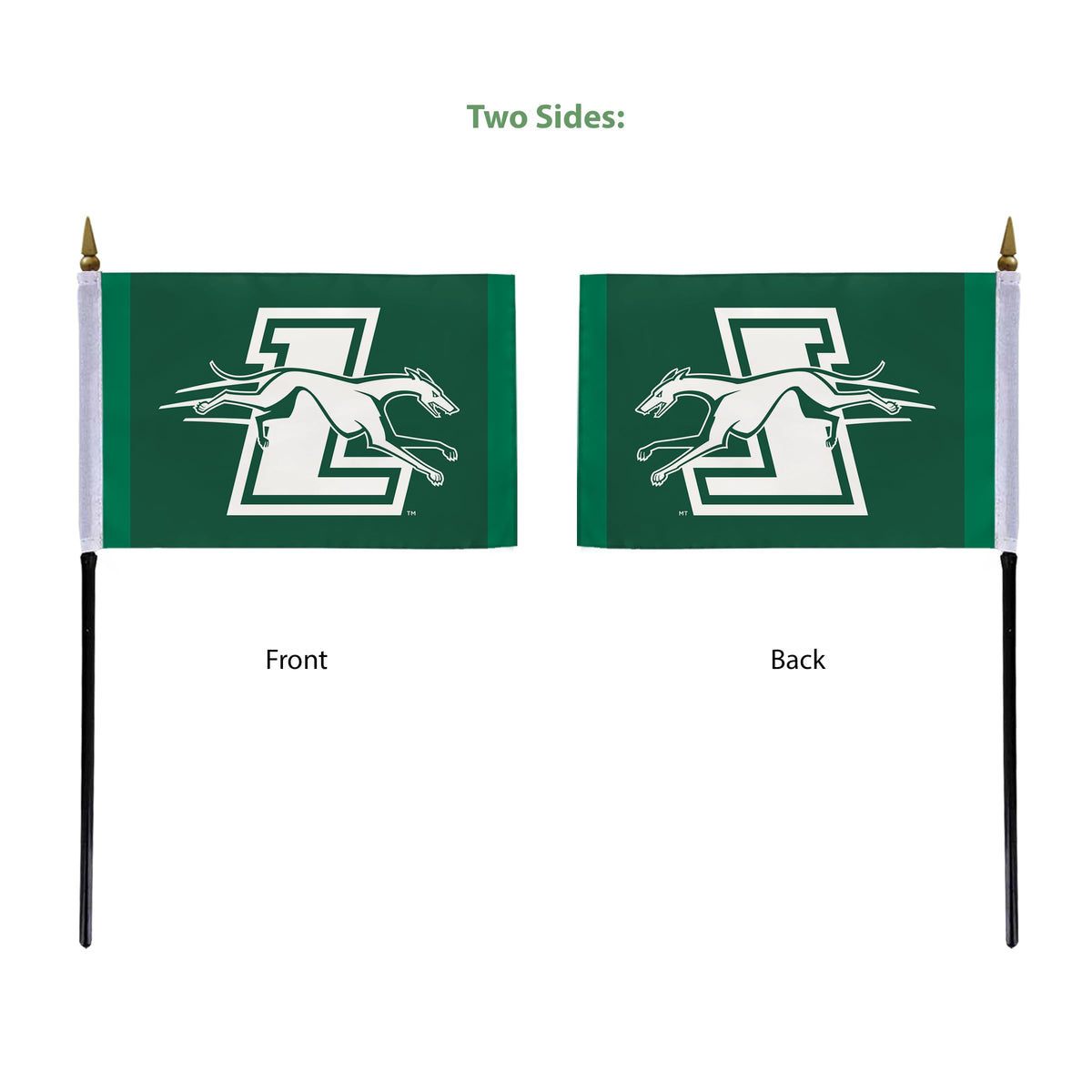 Loyola Maryland University Stick Flag 4 x 6 inch