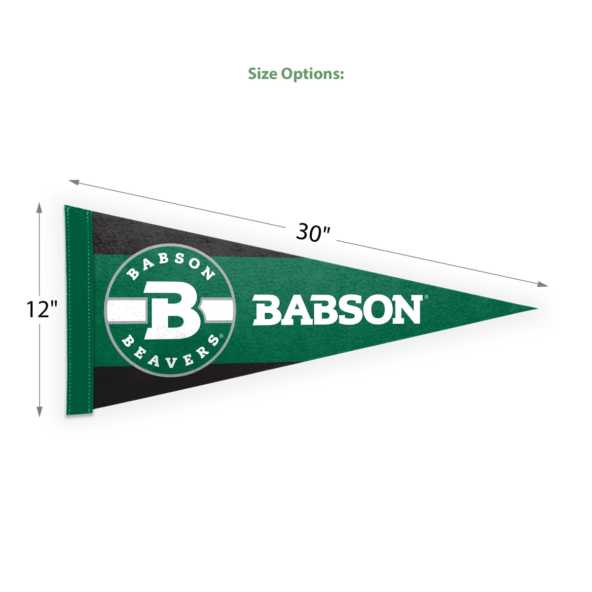 Babson College Felt Pennant 12 x 30 inch