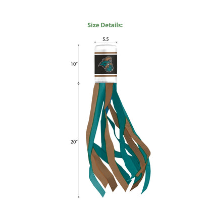 AGAS 30" Coastal Carolina CCU Chanticleers Windsocks, Coastal Carolina Official Licensed University Merch