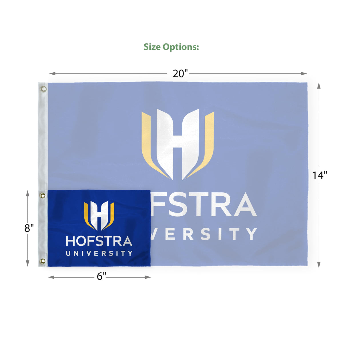 Hofstra University Golf Flag 14 x 20 inch