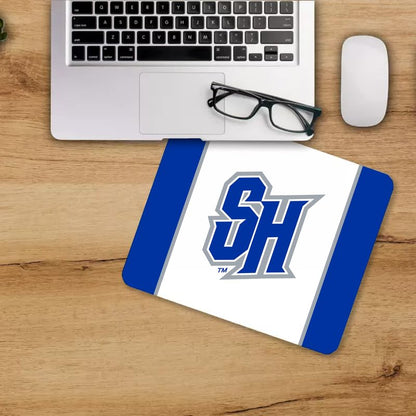 AGAS Seton Hall University Mouse Pad 8 x 7 inch – Single Sided Printed Neoprene SH Logo Design – Official NCAA SHU Product – Mouse Pad with Non Slip Rubber Base and Heat Cut Edges