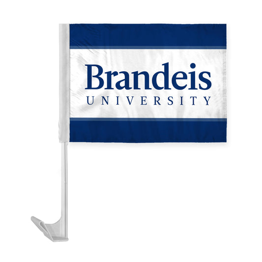 Brandeis University Economy Car Flag 12 x 16 inch