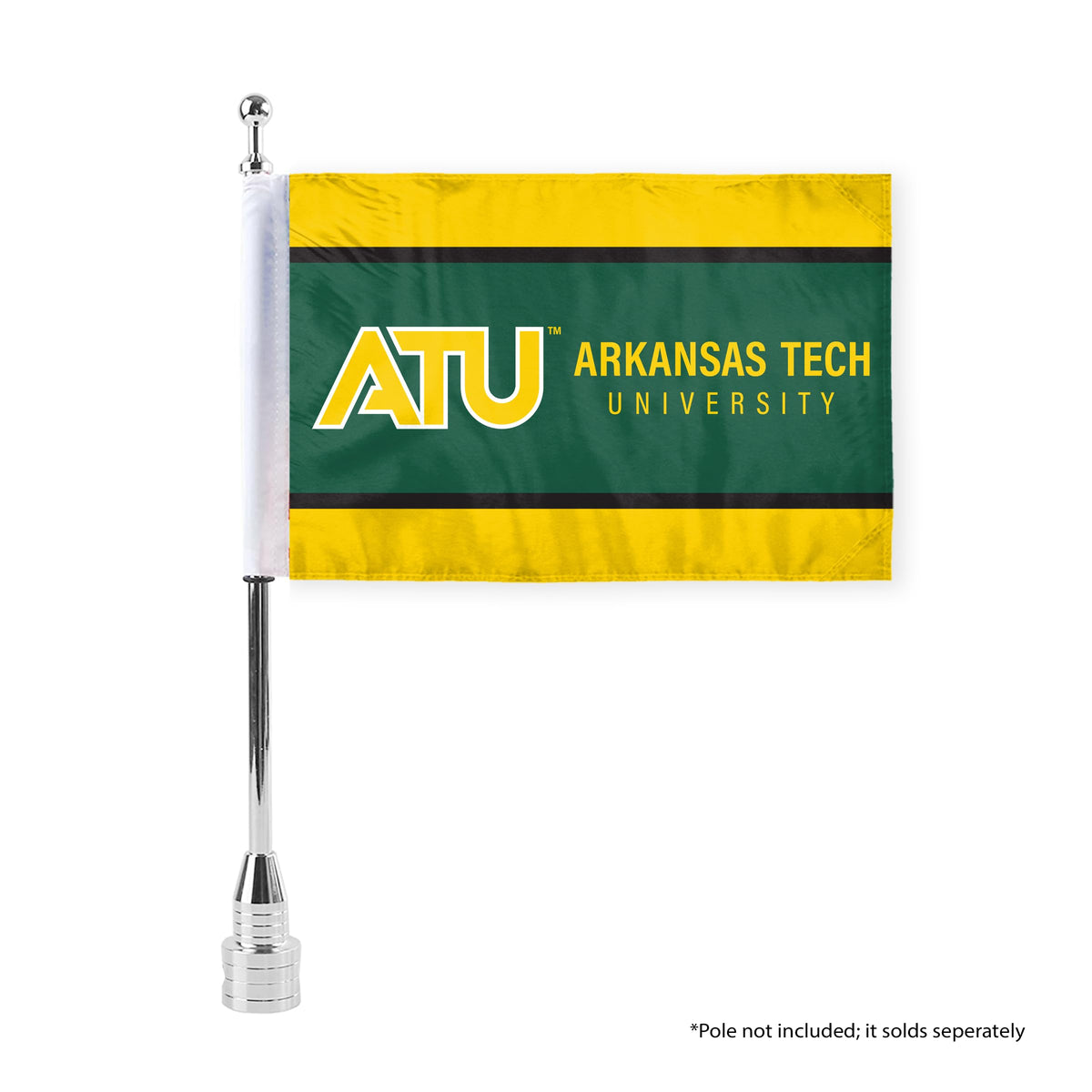 Arkansas Tech University Motorcycle Flag 6 x 9 inch