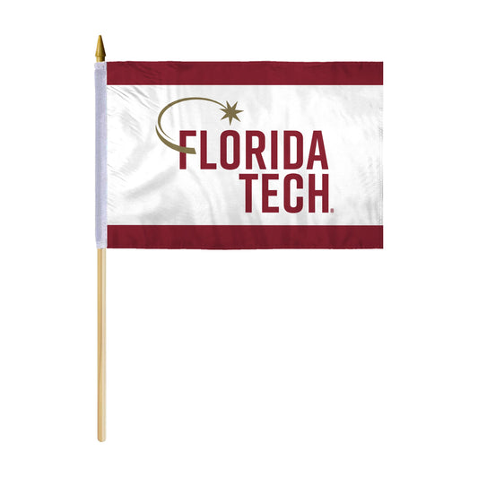 Florida Institute of Technology Stick Flag 12 x 18 inch
