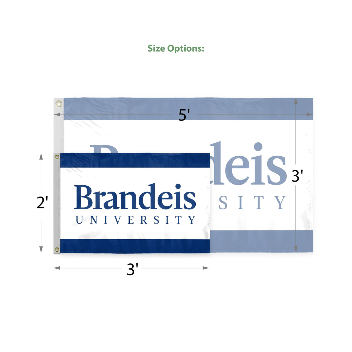 Brandeis University Flag 2 ft x 3 ft