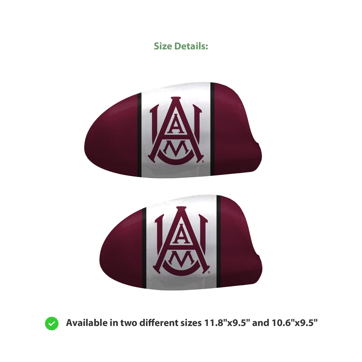Alabama A&M University Mirror Cover 11.8 x 9.5 inch