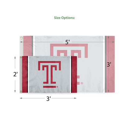 AGAS Temple University TU 3x5 ft Poly Flags