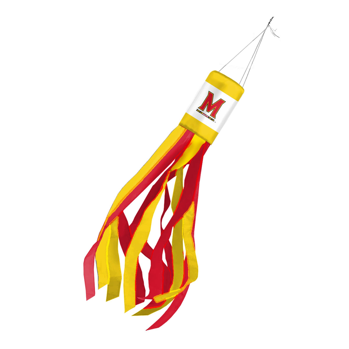 AGAS 30" Maryland UMD Terrapins Windsock, Wind Spinners, Maryland UMD Official Licensed University Merch