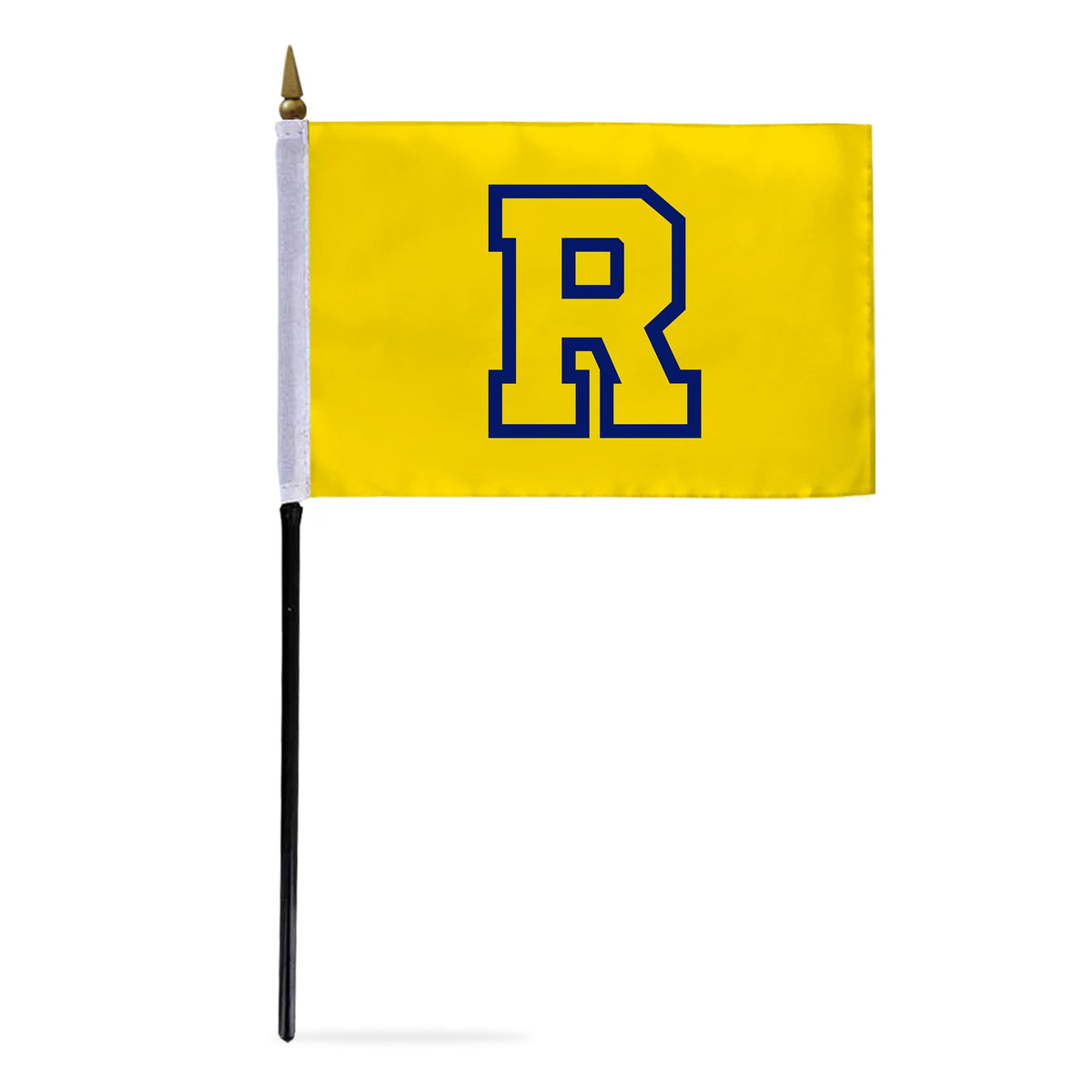 University of Rochester Stick Flag 4 x 6 inch