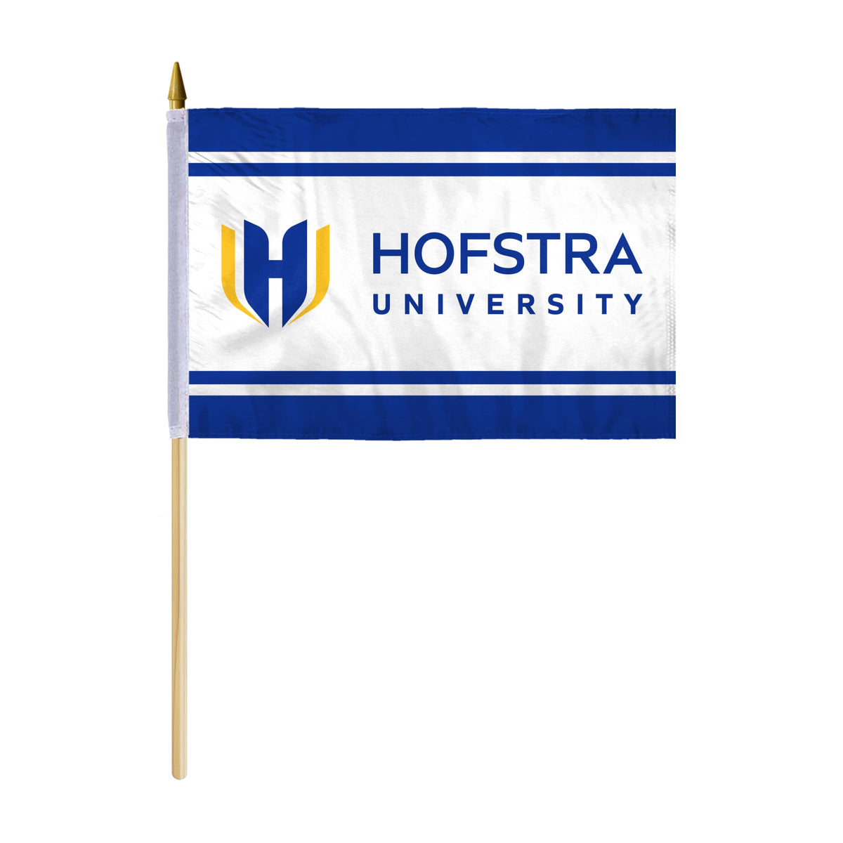 Hofstra University Stick Flag 12 x 18 inch