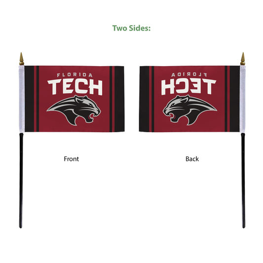 Florida Institute of Technology Stick Flag 4 x 6 inch