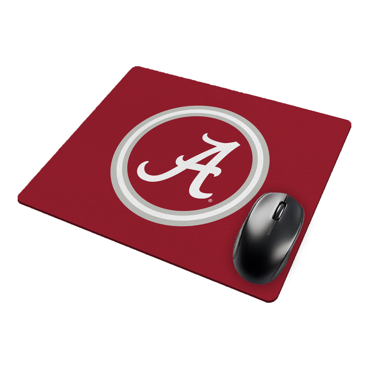 Alabama University Crimson Tide NCAA Soft Fabric Mouse Pad - Alabama College Gear, Gaming Accessories, Office Decor, Gift for Fans, Bama Sports Merchandise Unisex, Standard Fabric Smooth Mousepad