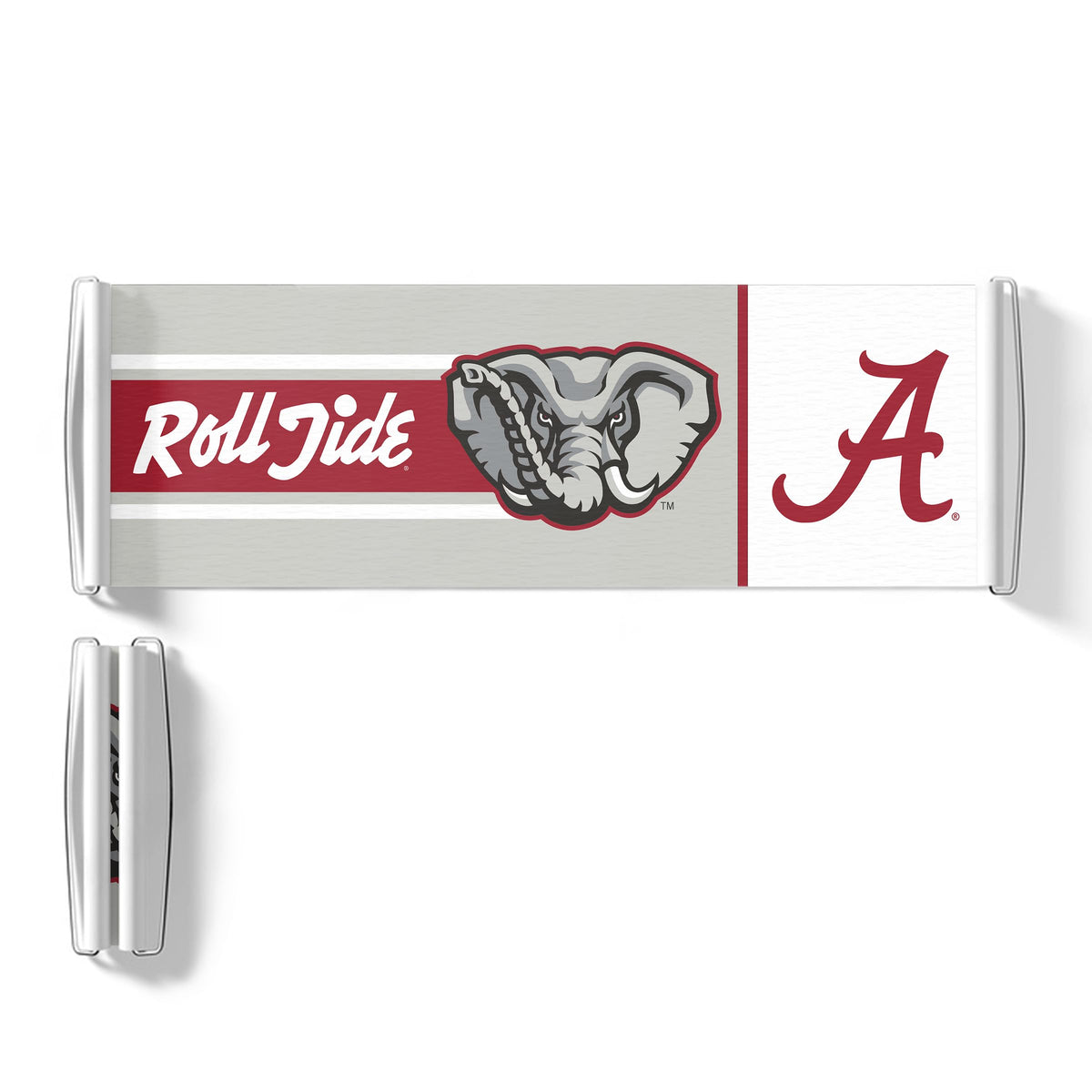 AGAS Hand Held Retractable Alabama Roll Tide Scroll Banner - Alabama Merchandise