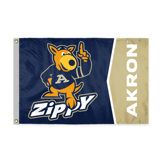 University of Akron Flag 12 x 18 inch
