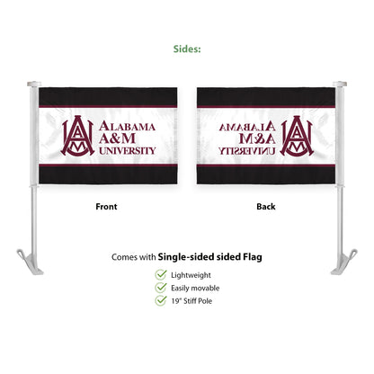 Alabama A&M University Premium Car Flag 10.5 x 15 inch