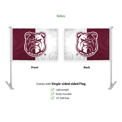 Alabama A&M University Car Flag 10.5 x 15 inch