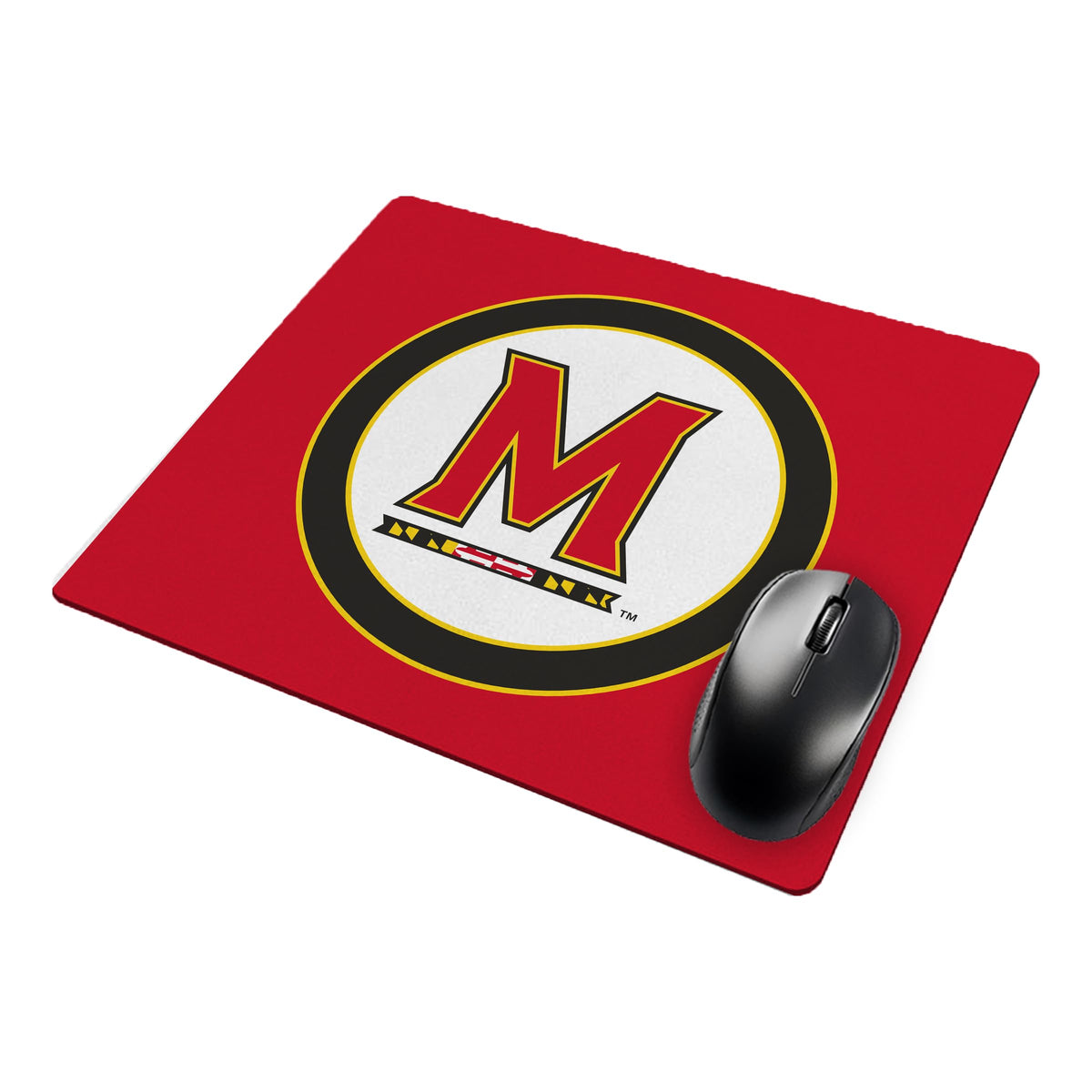 Maryland UMD University Mouse Pad - Terrapins College Gear, Gaming Accessories, Office Decor, Gift for Fans, Sports Merchandise Unisex, Soft Fabric Smooth Mousepad
