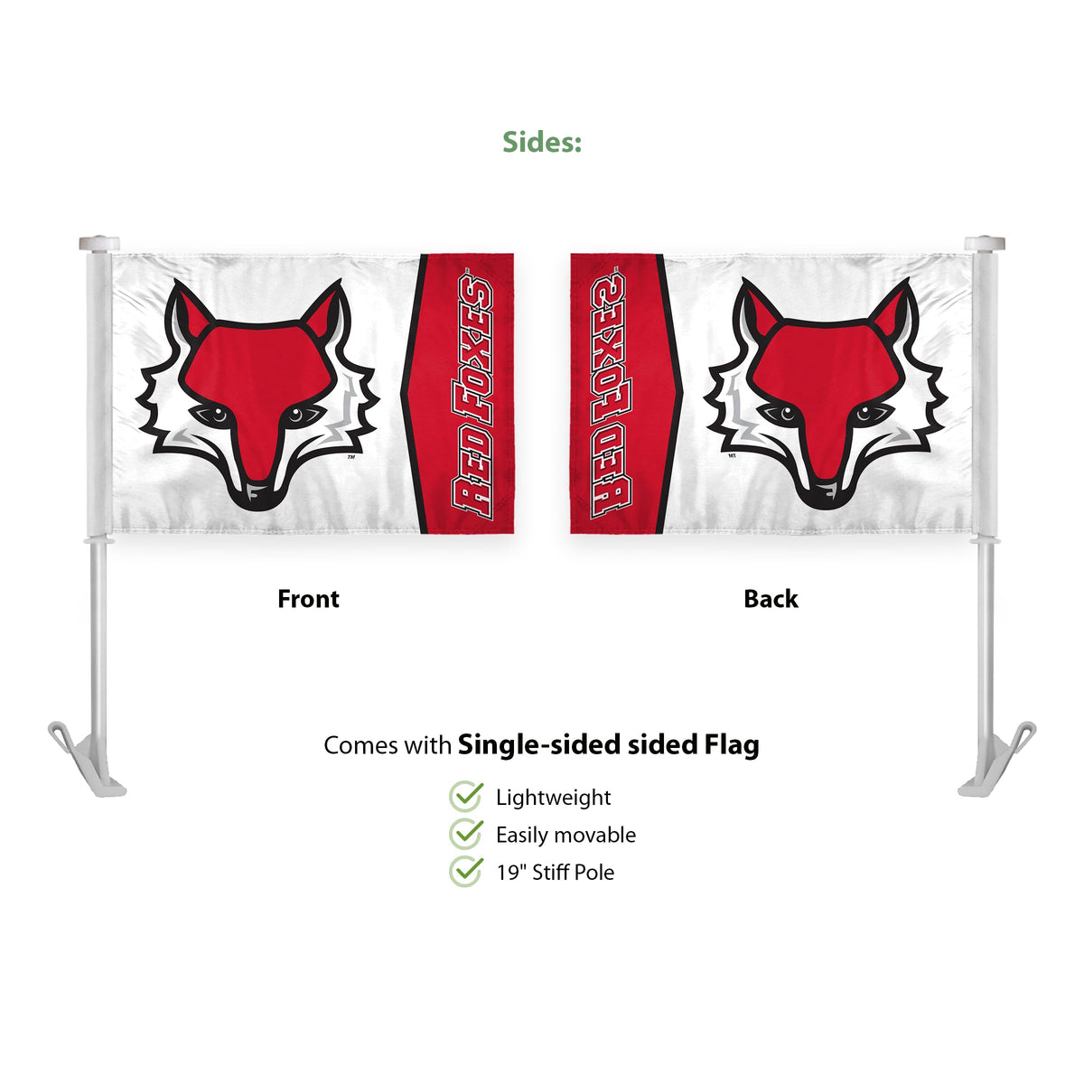 Marist University Premium Car Flag 10.5 x 15 inch