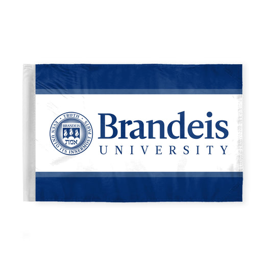 Brandeis University Motorcycle Flag 6 x 9 inch
