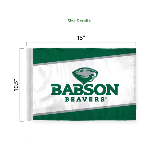 Babson College Premium Car Flag 10.5 x 15 inch