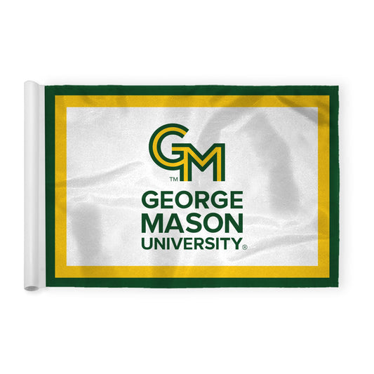 AGAS George Mason Golf flag Tube Inserted 14x20 Inches, Waterproof Heavy-Duty 200D Nylon, Mini Putting Green Flags for Backyard Practice, Golf Courses