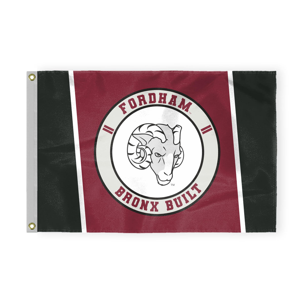 AGAS Fordham University Flag 3 x 5 ft – Single Sided Printed Nylon Fordham Rams Flag Bronx Built Design – Official NCAA Product – Fordham University Outdoor Flag with Brass Grommets, Canvas Header and Reinforced Stitched Edges for Indoor Outdoor Disp