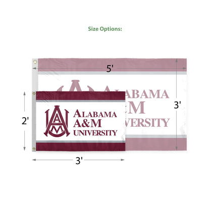 Alabama A&M University Flag 12 x 18 inch