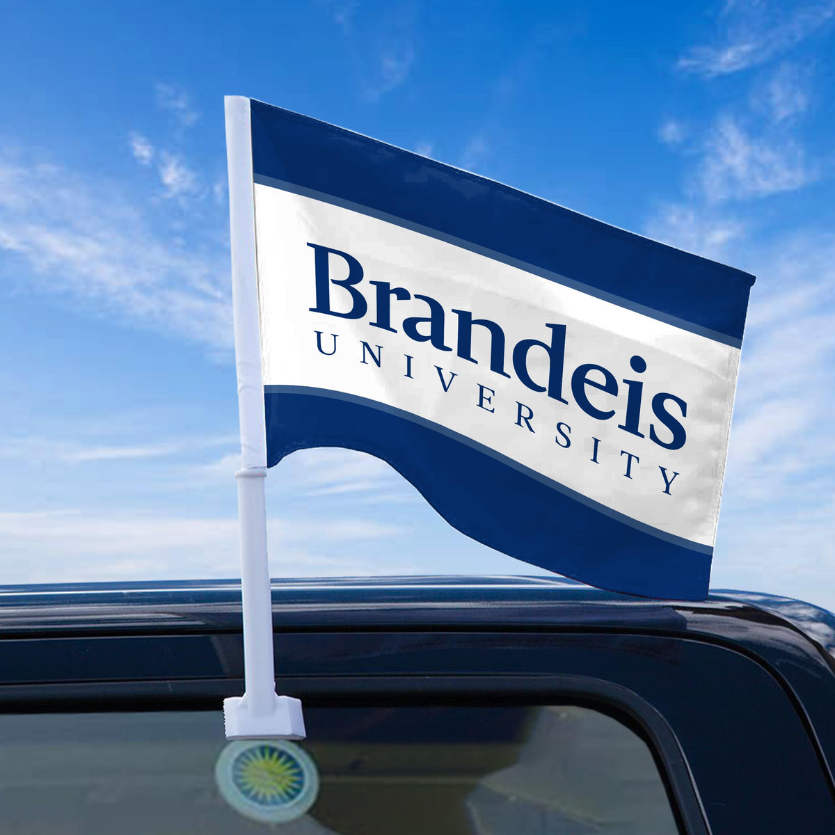 Brandeis University Economy Car Flag 12 x 16 inch