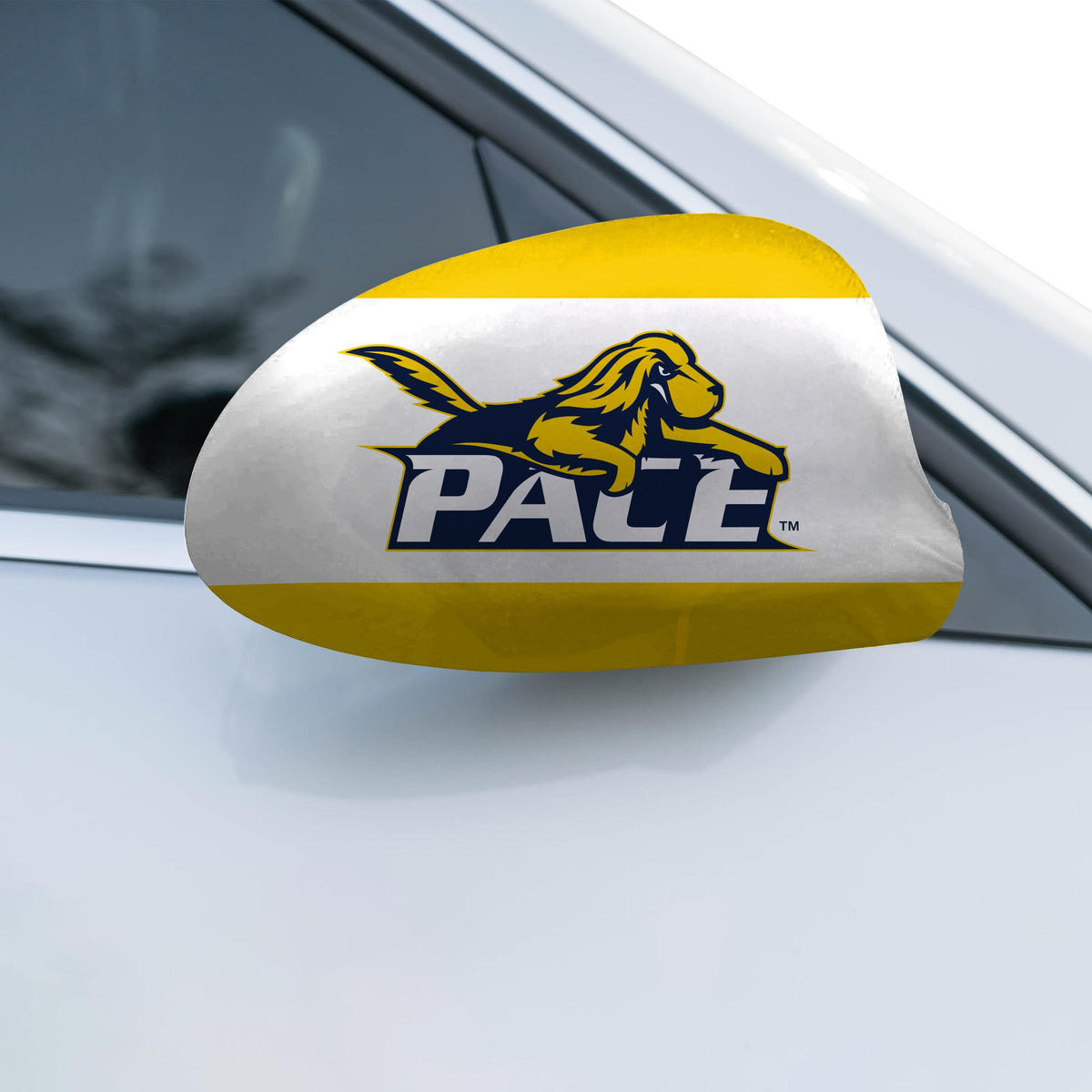 Pace University Car Mirror Cover 10.6 x 9.5 inch