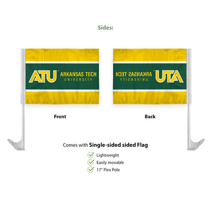 Arkansas Tech University Economy Car Flag 12 x 16 inch
