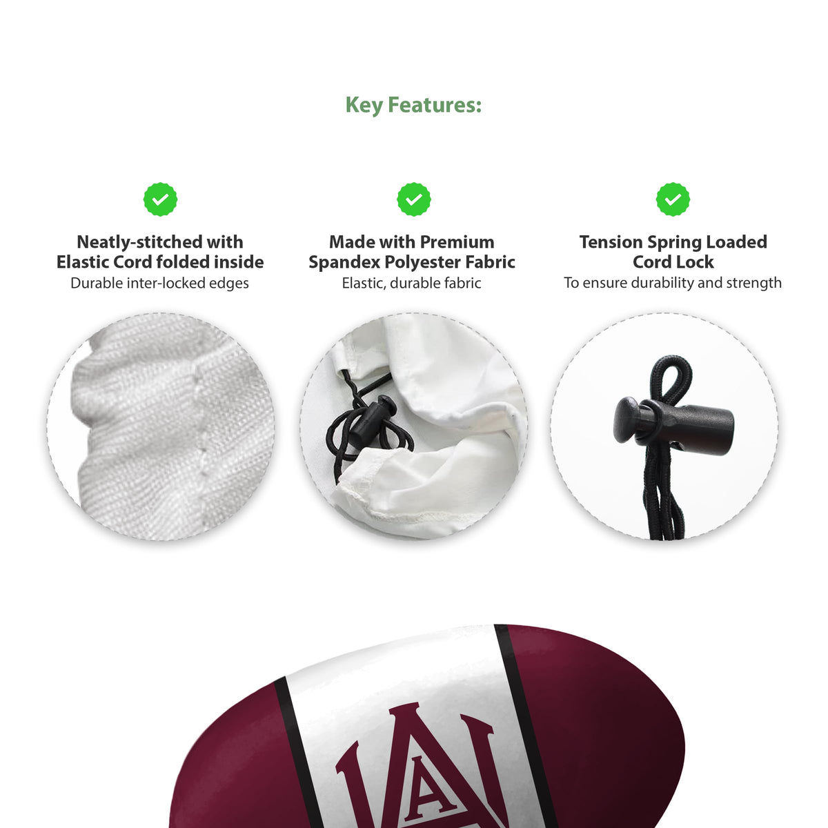 Alabama A&M University Mirror Cover 11.8 x 9.5 inch