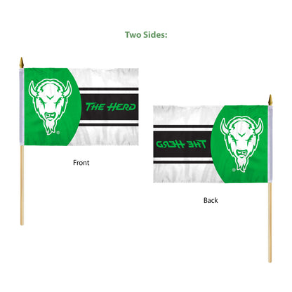 Marshall University Stick Flag 12 x 18 inch