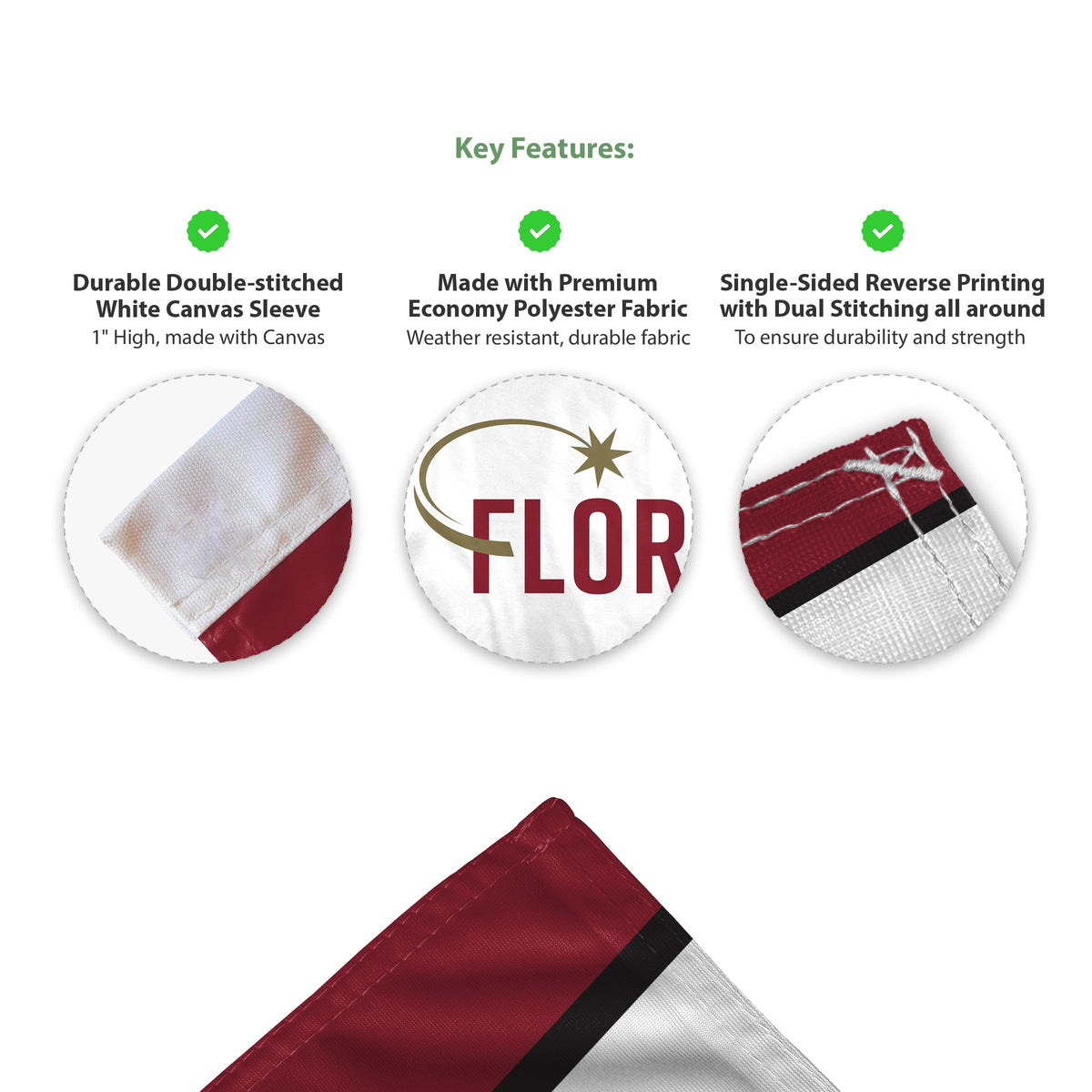 Florida Institute of Technology Premium Car Flag 10.5 x 15 inch